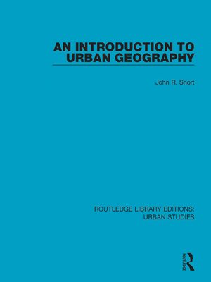 cover image of An Introduction to Urban Geography